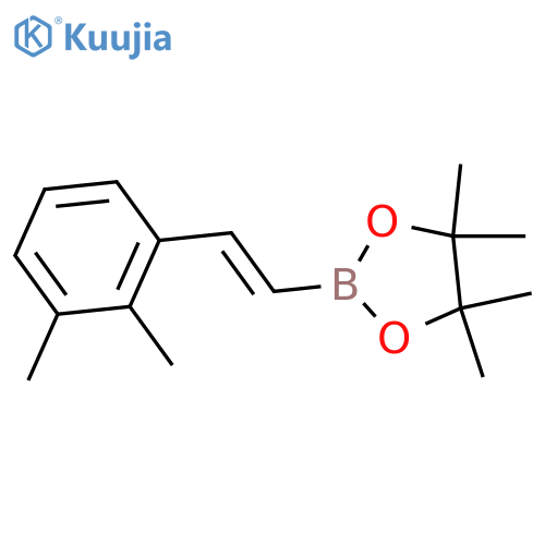 2-[2-(2,3-Dimethylphenyl)ethenyl]-4,4,5,5-tetramethyl-1,3,2-dioxaborolane structure