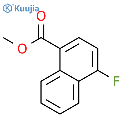 Methyl 4-fluoro-1-naphthoate structure