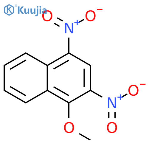Naphthalene, 1-methoxy-2,4-dinitro- structure