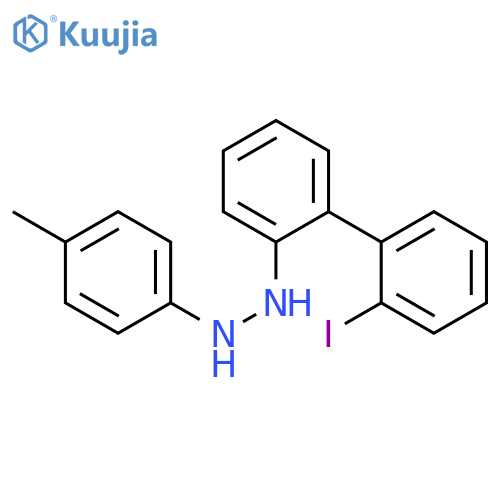 Hydrazine, 1-(2'-iodo[1,1'-biphenyl]-2-yl)-2-(4-methylphenyl)- structure