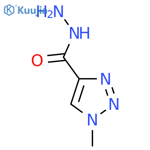 1-methyl-1H-1,2,3-triazole-4-carbohydrazide structure