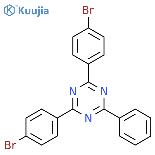 1,3,5-Triazine, 2,4-bis(4-bromophenyl)-6-phenyl- structure
