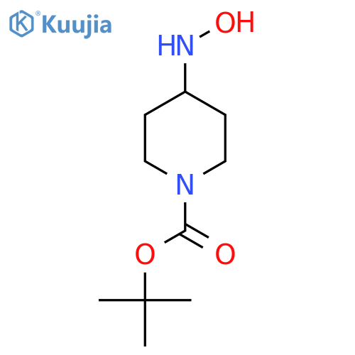 Tert-butyl 4-(hydroxyamino)piperidine-1-carboxylate structure