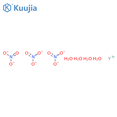 Nitric acid,yttrium(3+) salt, tetrahydrate (8CI,9CI) structure