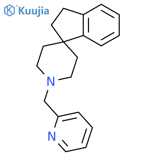 Spiro[1H-indene-1,4'-piperidine], 2,3-dihydro-1'-(2-pyridinylmethyl)- structure