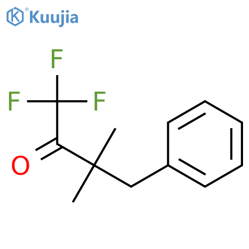 2-Butanone, 1,1,1-trifluoro-3,3-dimethyl-4-phenyl- structure