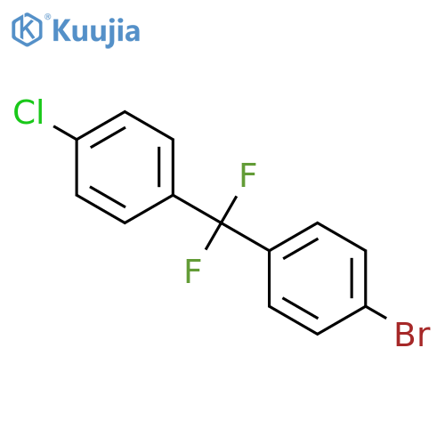 Benzene, 1-bromo-4-[(4-chlorophenyl)difluoromethyl]- structure