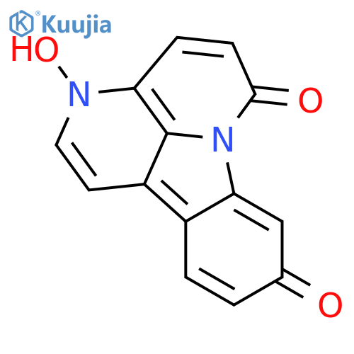 9-Hydroxycanthin-6-one 3-N-oxide structure
