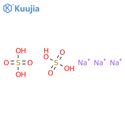 Sulfuric acid, sodium salt (2:3) structure