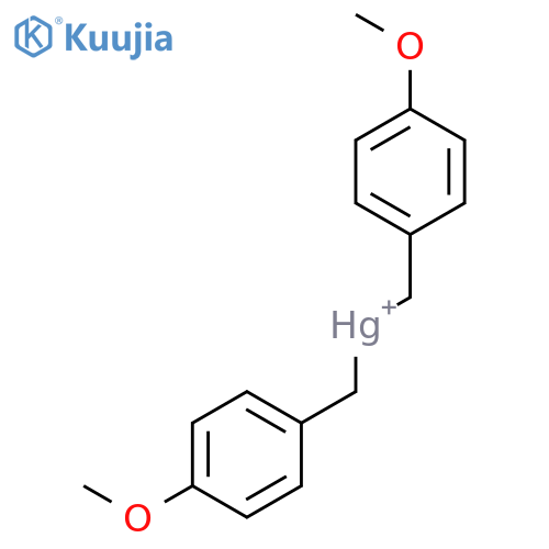 Mercury(1+), bis[(4-methoxyphenyl)methyl]- structure
