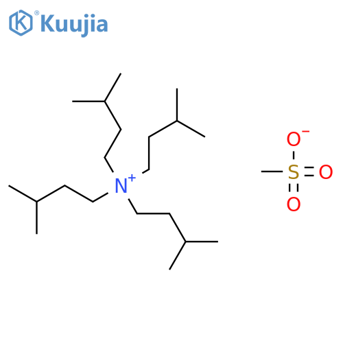 3-Methyl-N,N,N-tris(3-methylbutyl)butan-1-aminium methanesulfonate structure
