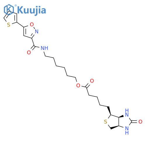 Biotinylated isoxazole structure