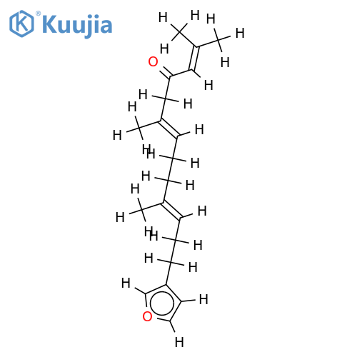 3-((3E,7E)-10-Oxo-4,8,12-trimethyldeca-3,7,11-trienyl)furan structure