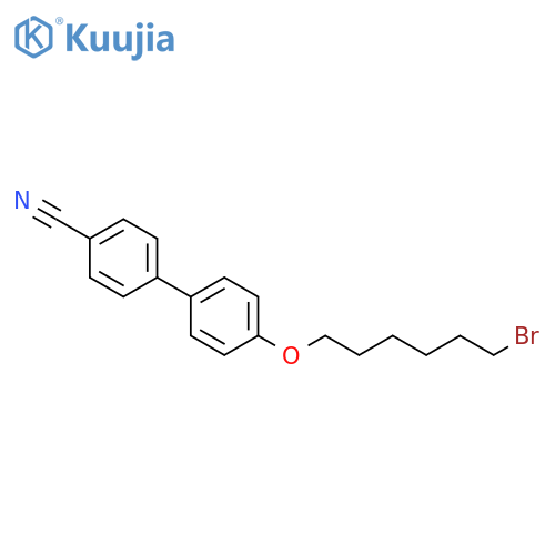 [1,1'-Biphenyl]-4-carbonitrile, 4'-[(6-bromohexyl)oxy]- structure