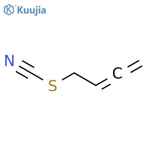 Thiocyanic acid, 2,3-butadienyl ester structure