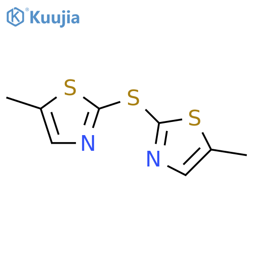 Thiazole, 2,2'-thiobis[5-methyl- structure