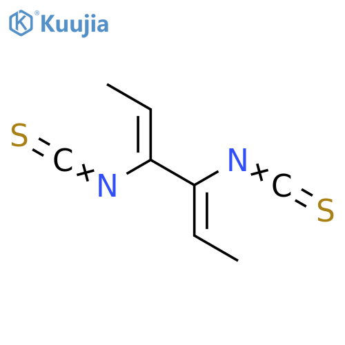 2,4-Hexadiene, 3,4-diisothiocyanato-, (Z,Z)- structure