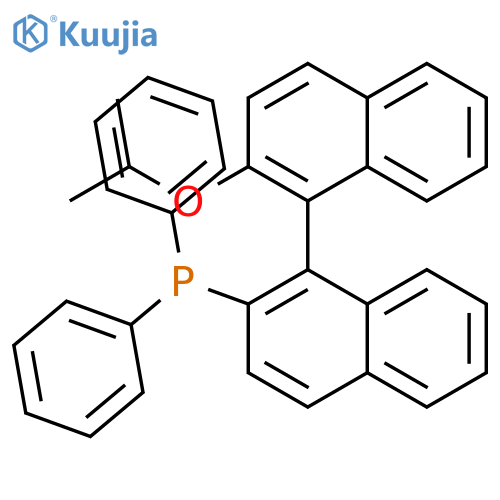 (S)-(+)-(diphenylphosphino)-2`-isopropoxy-1,1`-binaphthyl structure