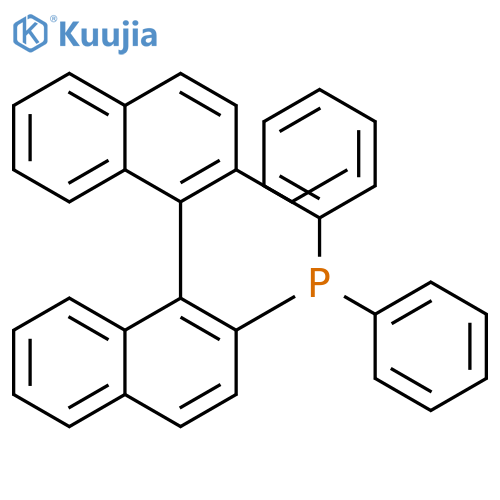 (R)-2-Diphenyphosphino-2'-ethyl-1,1'-binaphthyl structure