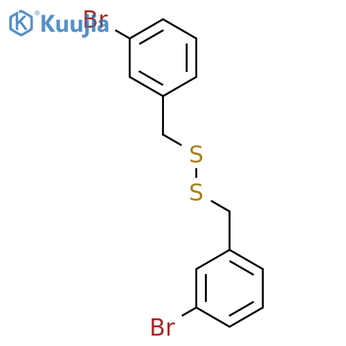 Disulfide, bis[(3-bromophenyl)methyl] structure