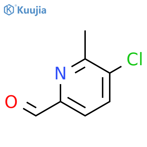 5-chloro-6-methylpyridine-2-carbaldehyde structure