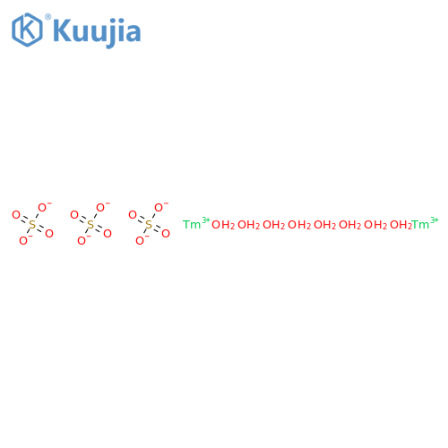 Thulium sulfate octahydrate structure