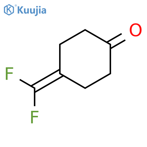 Cyclohexanone, 4-(difluoromethylene)- structure