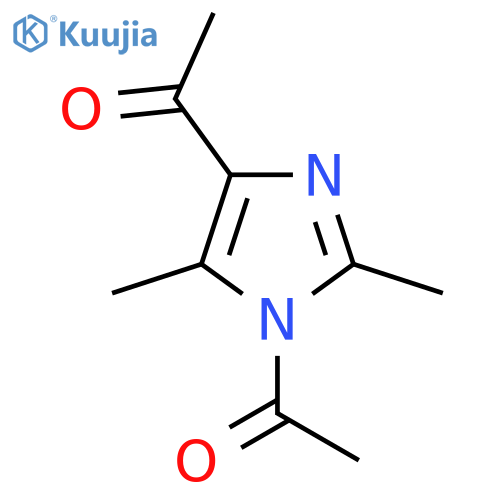 1-(1-Acetyl-2,5-dimethyl-1H-imidazol-4-yl)-ethanone structure