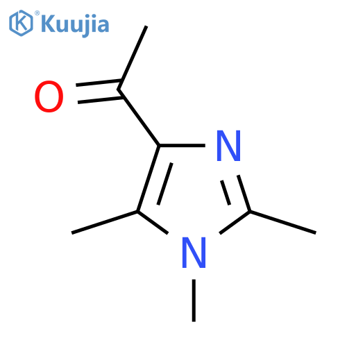 1-(1,2,5-Trimethyl-1H-imidazol-4-yl)-ethanone structure