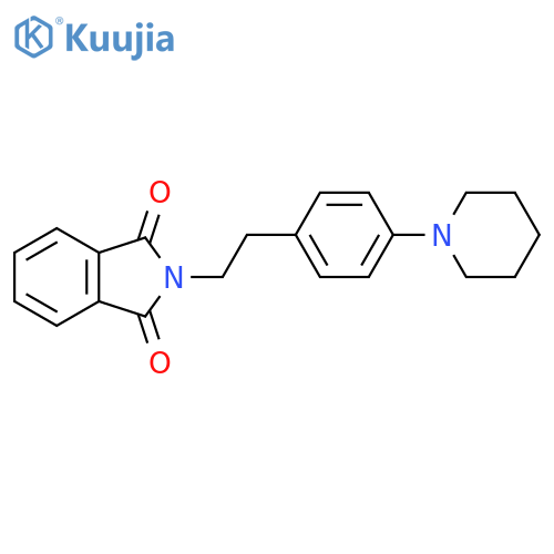 1H-Isoindole-1,3(2H)-dione, 2-[2-[4-(1-piperidinyl)phenyl]ethyl]- structure