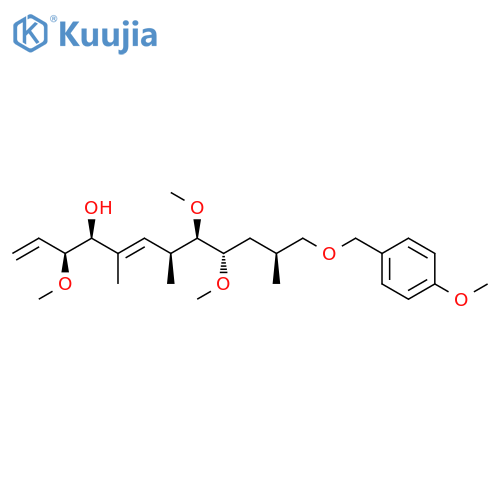 1,5-Dodecadien-4-ol, 3,8,9-trimethoxy-12-[(4-methoxyphenyl)methoxy]-5,7,11-trimethyl-, [3S-(3R*,4R*,5E,7R*,8S*,9R*,11R*)]- (9CI) structure