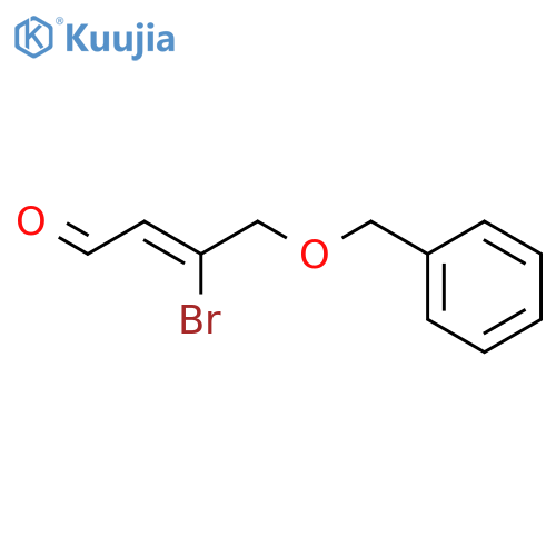 2-Butenal, 3-bromo-4-(phenylmethoxy)-, (Z)- structure