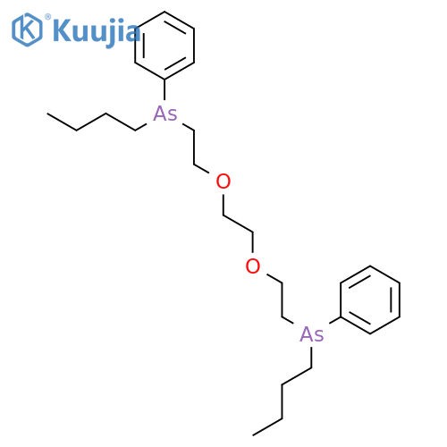 5,14-Diphenyl-8,11-dioxa-5,14-diarsaoctadecane structure