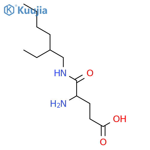 Pentanoic acid, 4-amino-5-[(2-ethylhexyl)amino]-5-oxo- structure