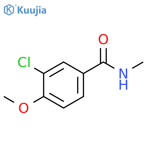 3-chloro-4-methoxy-N-methylbenzamide structure