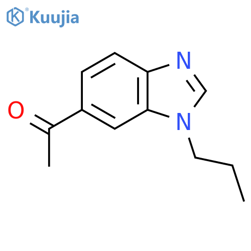 1-(1-propyl-1H-benzimidazol-6-yl)-Ethanone structure