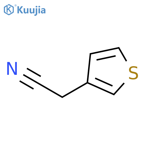 2-(thiophen-3-yl)acetonitrile structure