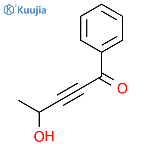 2-Pentyn-1-one, 4-hydroxy-1-phenyl- structure