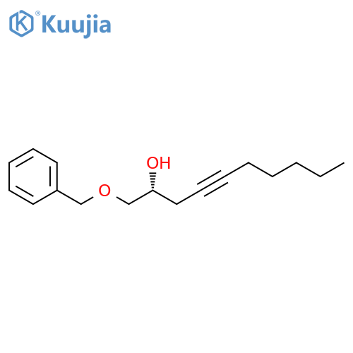 4-Decyn-2-ol, 1-(phenylmethoxy)-, (R)- (9CI) structure