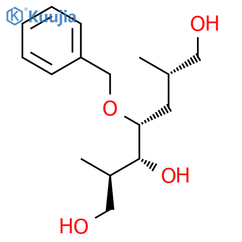 D-manno-Heptitol, 2,3,6-trideoxy-2,6-dimethyl-4-O-(phenylmethyl)- structure