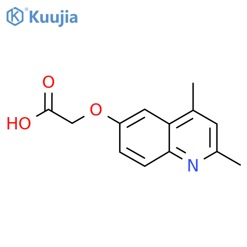 2-((2,4-Dimethylquinolin-6-yl)oxy)acetic acid structure