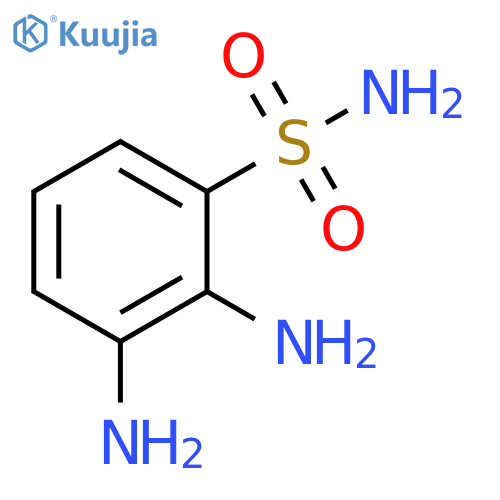 2,3-diaminobenzene-1-sulfonamide structure