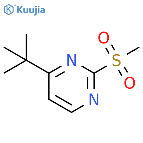 4-tert-Butyl-2-methanesulfonyl-pyrimidine structure