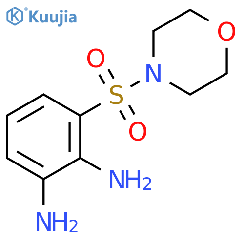 3-(Morpholine-4-sulfonyl)-benzene-1,2-diamine structure
