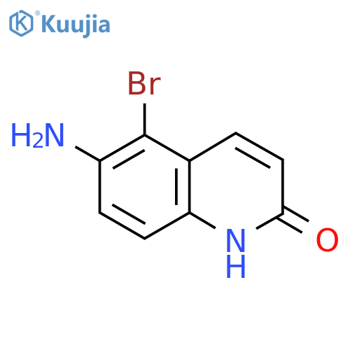 6-Amino-5-bromoquinolin-2(1H)-one structure