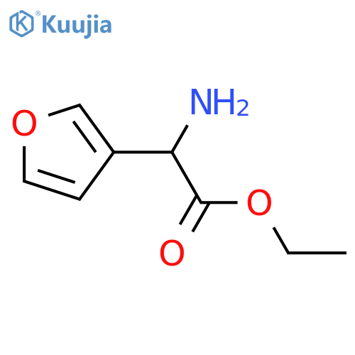 ethyl 2-amino-2-(furan-3-yl)acetate structure