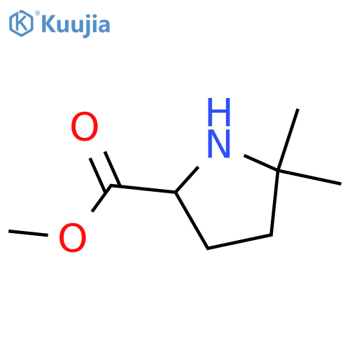 methyl 5,5-dimethylpyrrolidine-2-carboxylate structure