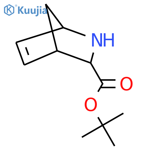 tert-butyl 2-azabicyclo2.2.1hept-5-ene-3-carboxylate structure