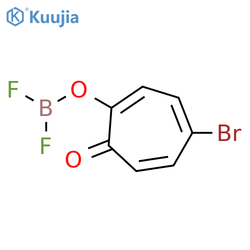 2,4,6-Cycloheptatrien-1-one, 5-bromo-2-[(difluoroboryl)oxy]- structure