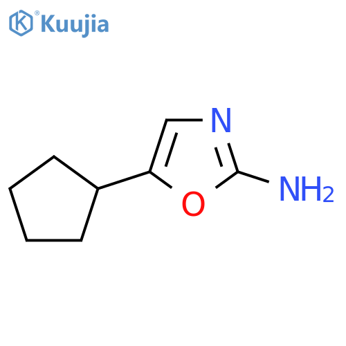 5-cyclopentyl-1,3-oxazol-2-amine structure